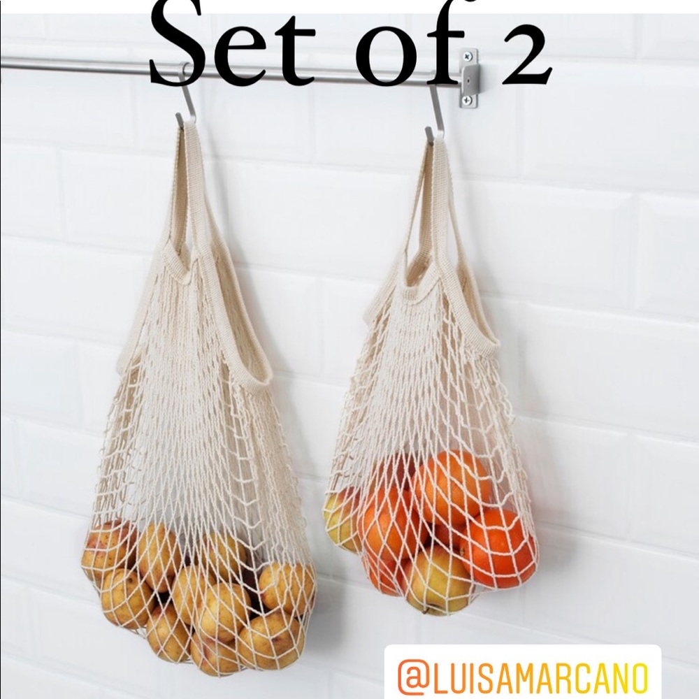 SET OF 2 - KUNGSFORS Mesh bag,